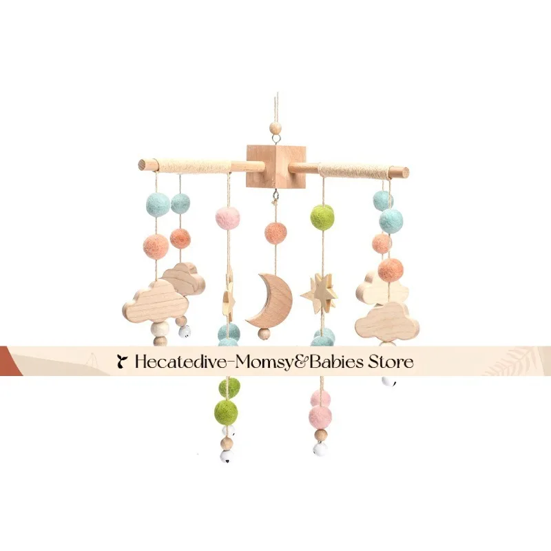 【Must Have】 Sonagli e cellulari per bambini, giocattoli educativi, set per neonati, palline in feltro con cielo stellato ​   mini decorazioni giocattoli unici cose per bambini