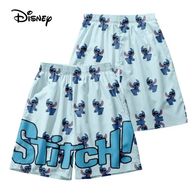 

Disney-Cute Cartoon Shorts for Men and Women, Loose Oversize Beachwear, Casual Summer Trend Short Pants, Homewear Homewear, Y2k