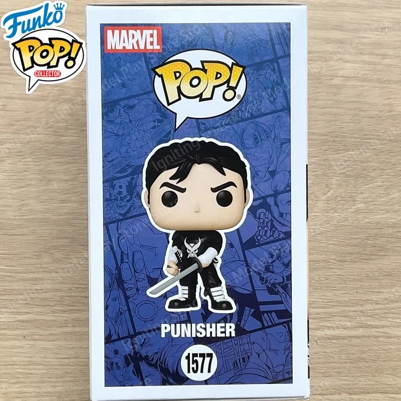 Funko Pop Marvel Punisher #1577 with Sword 2026 Spring Convention Exclusive Vinyl Collectible Figure Desk Decoration for Fans - Image 4