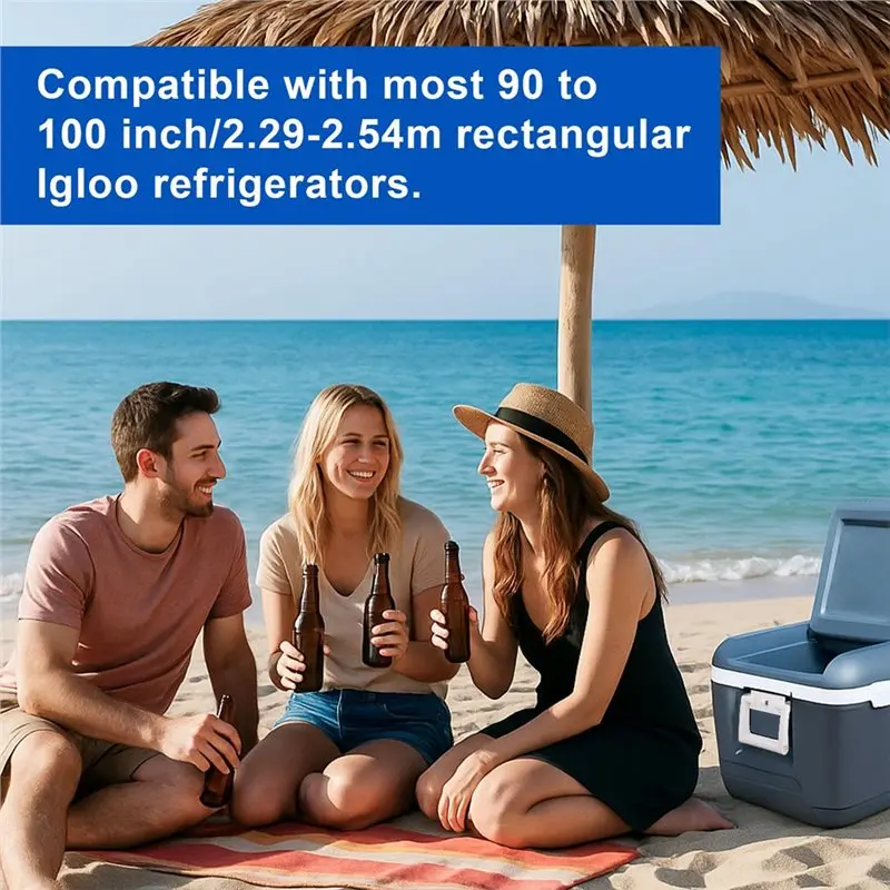 【RECOMENDAR】2 stuks koelers vervangende handgrepen, vervangende handgreep met schroeven onderdelen accessoires voor iglo 90-100 QT koeler