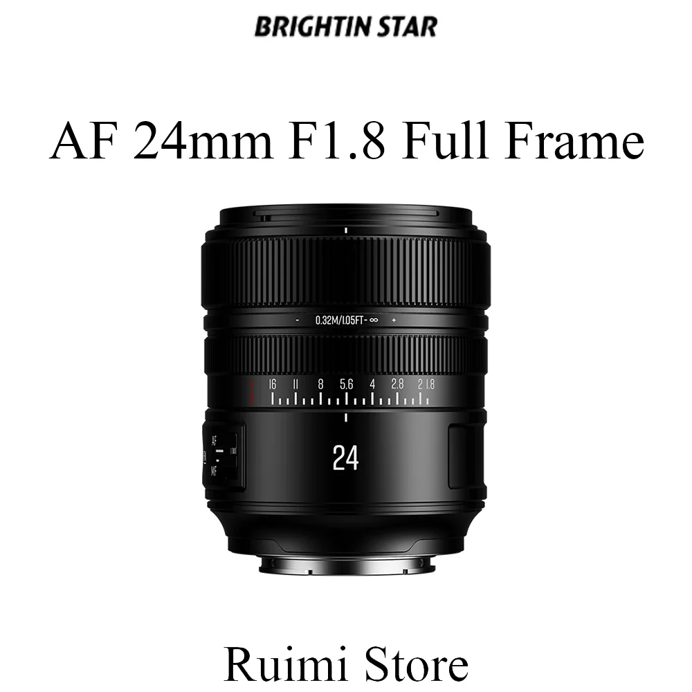 Brightin Star 24 mm F1.8 Vollformat-Autofokusobjektiv für spiegellose Sony E/NZ-Mount-Kameras
