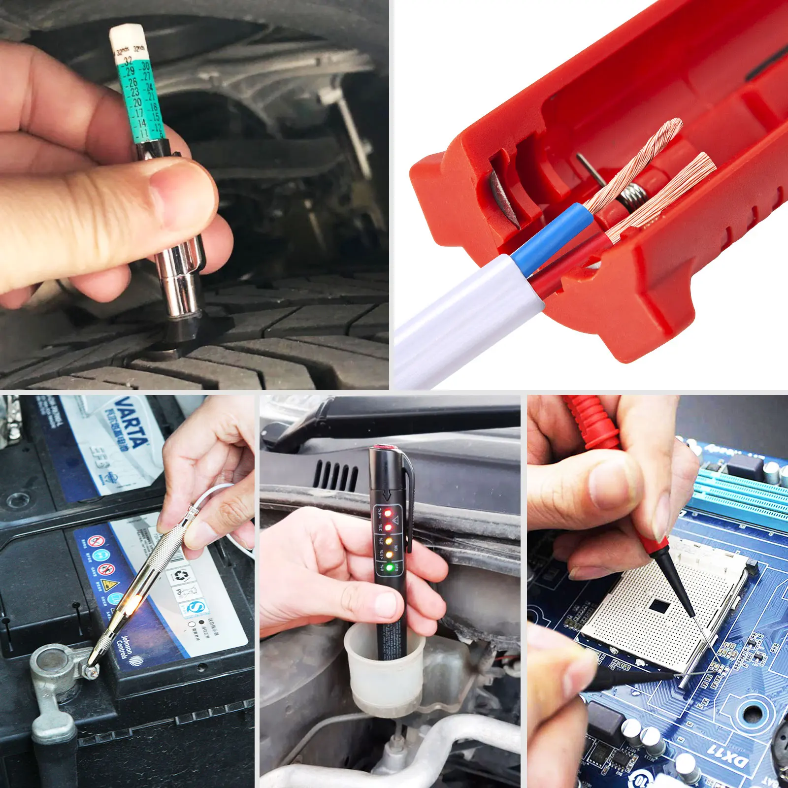 Car Terminal Removal Wire Plug Connector Plugs Extractor Puller Release Pin Extractor Kit Automobiles Repair Hand Tools With Box