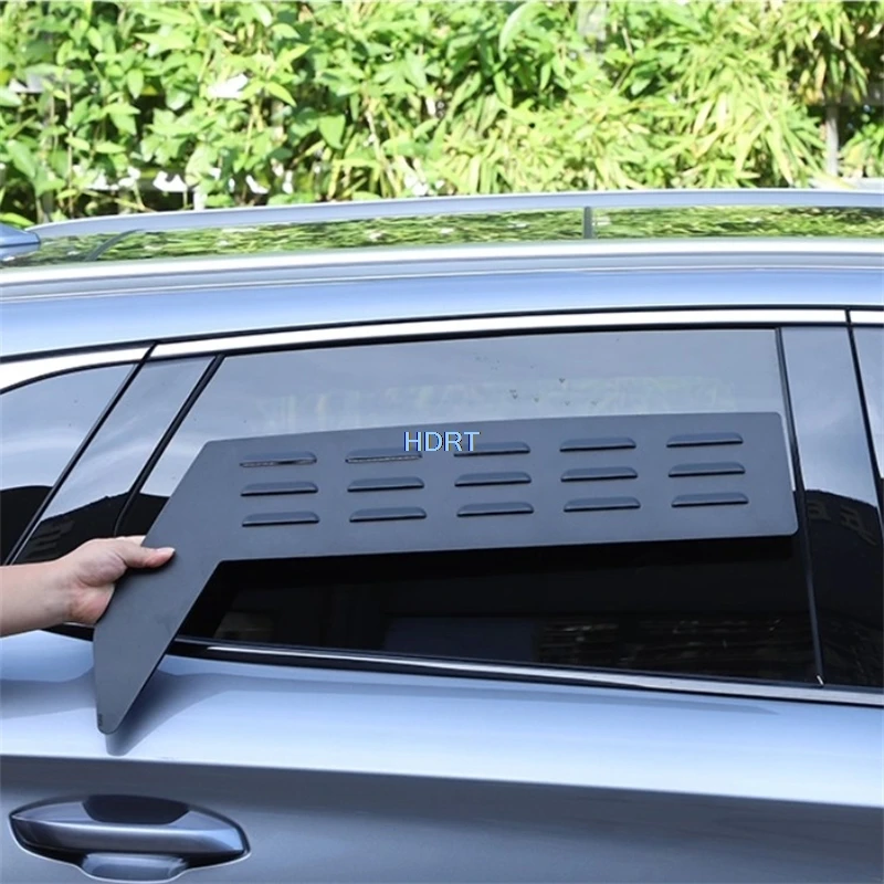 

Для BYD Atto 3/Yuan Plus 2022+ — Аксессуары для стайлинга автомобиля: Задние боковые треугольные оконные жалюзи-сетки от насекомых