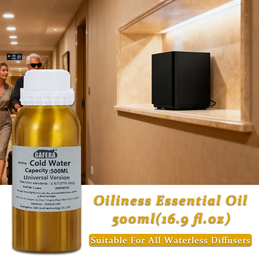 

GAFERA 500ml(16.9 fl.oz) Cold Water Essential Oil -For All Waterless Diffusers, Hotel Aroma Diffuser Replenish Aromatherapy Oils