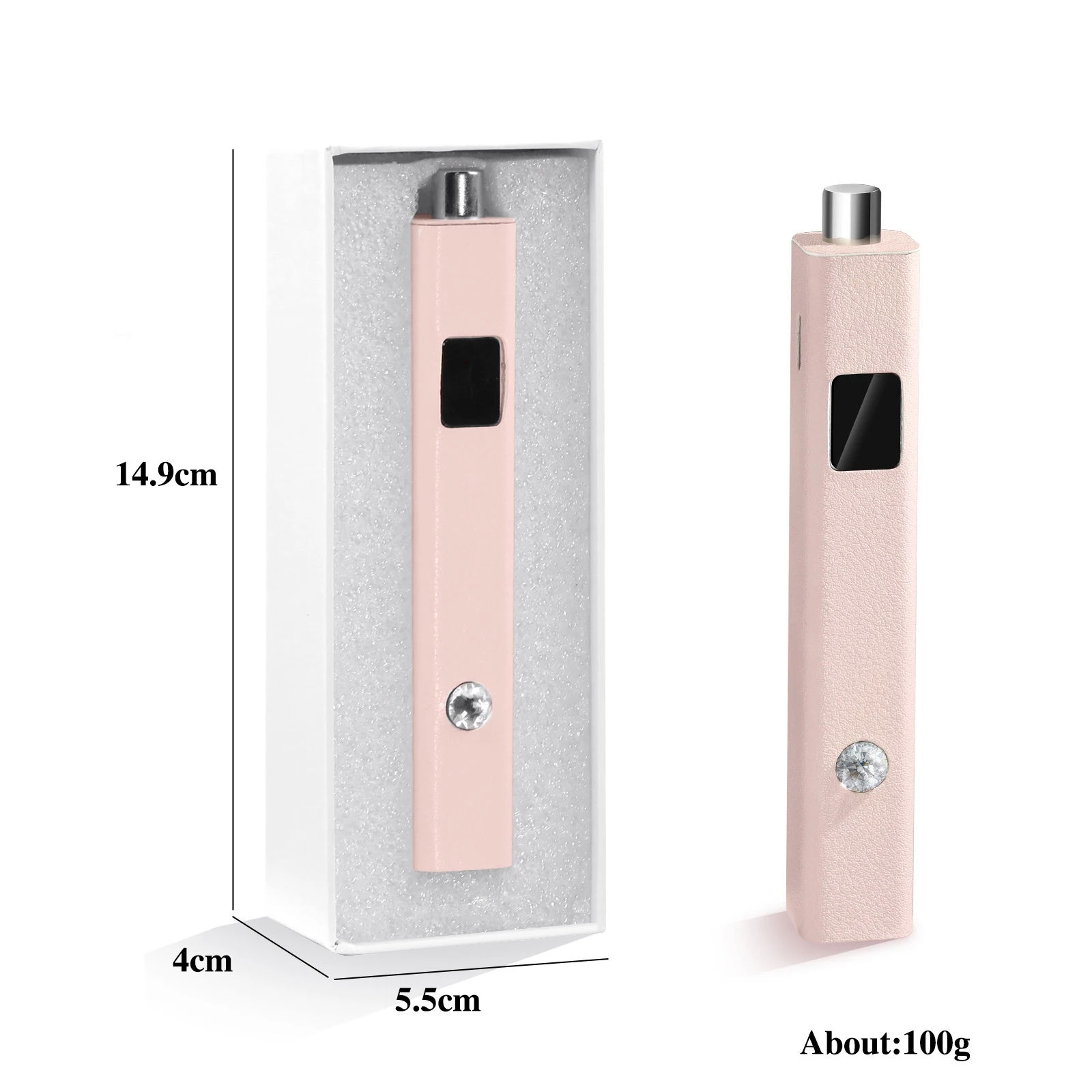 เครื่องอบเล็บแบบพกพา 2 in 1 พร้อมแม่เหล็ก, หลอดไฟยูวีแอลอีดีแบบชาร์จด้วย USB สำหรับการอบเจลขัดเงาอย่างรวดเร็ว, อุปกรณ์ทำเล็บสำหรับใช้ในบ้าน