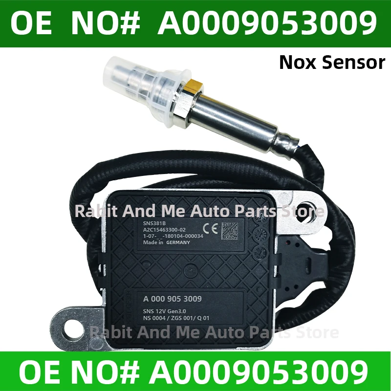 A0009053009 0009053009 Original New Nitrogen Oxygen NOx Sensor 12V For Mercedes-Benz CLA250 E200 E300 E400 S205 S213 X118 X222