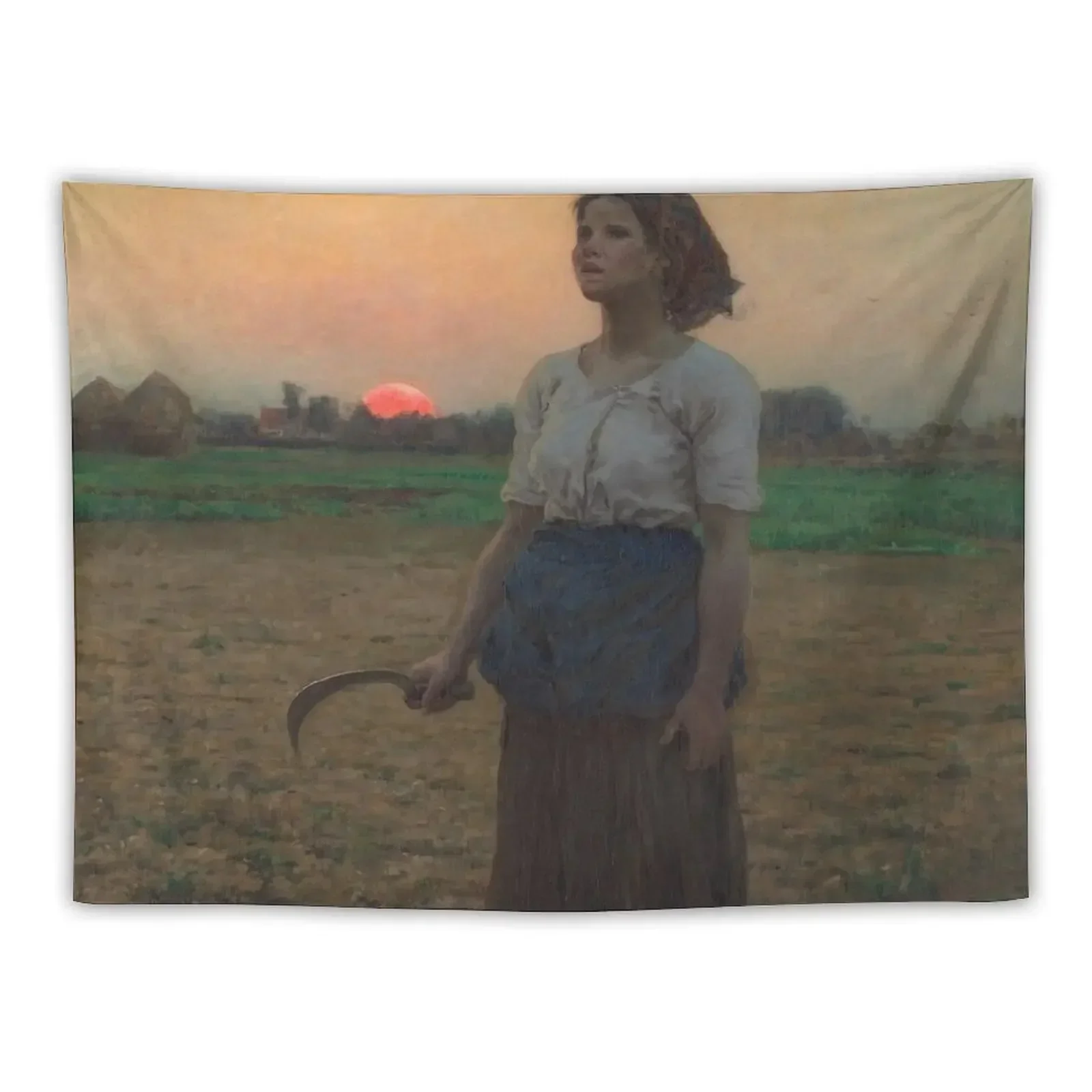 Jules Breton. The Song of the Lark, 1884. Tapestry Wall Decoration Bed Room Decoration Room Design Tapestry