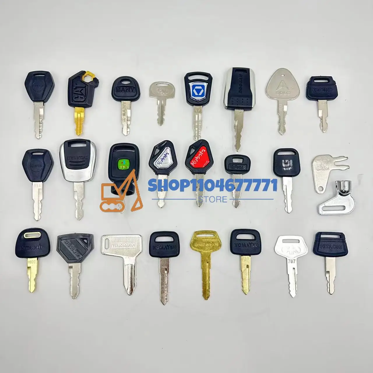25 шт. ключи экскаватора для Cat для Yanmar 52160 ключ для Doosan для Sany для Komatsu для Kubota Hyundai для F900/H800/777/888 ключ