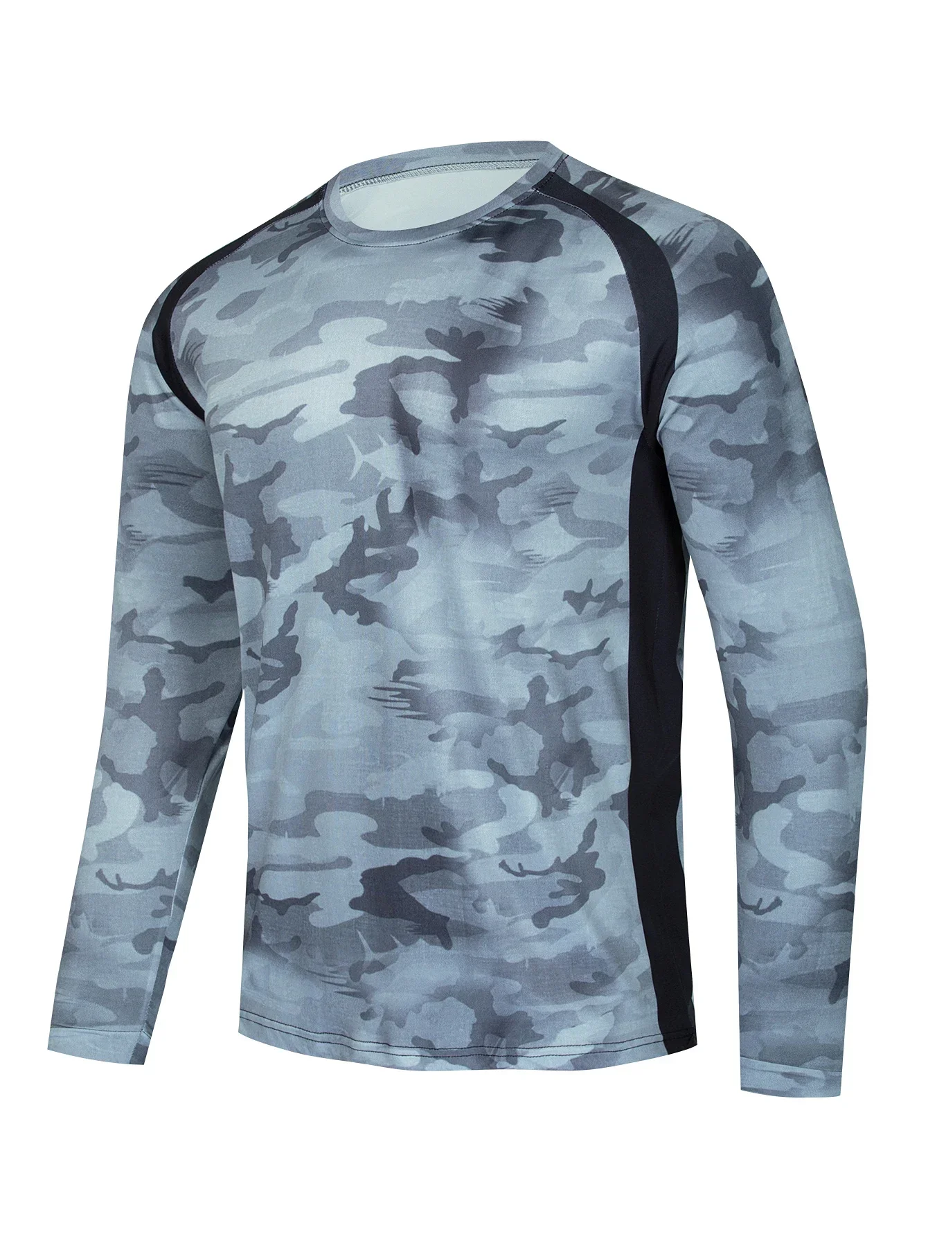 Chemise de pêche à manches longues pour homme, protection UV trempée, vêtements de pêcheur, maillot à séchage rapide, été, Udissolvant 50