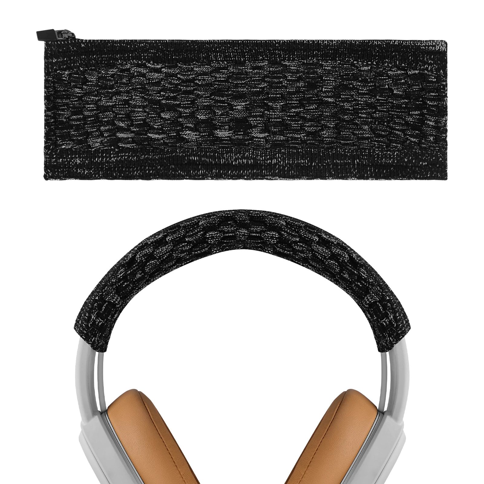 Geekria Knit Fabric Headband Cover Compatible with Sony WH1000XM5/XM4/XM3, Beats Studio Pro, Studio3 Headphones