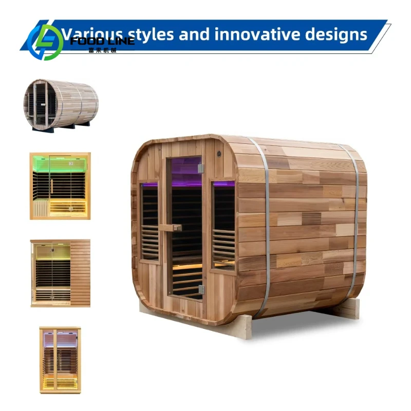 Customized Outdoor Wooden Sauna Room Ice Bath Bucket Ice Bath Bathtub Customized Size Wood Bathtub and Backyard Sauna