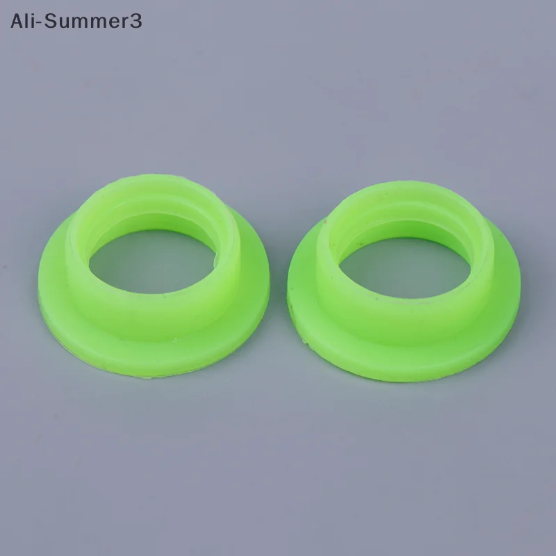 2 قطعة 1/8 مقياس RC نيترو المحرك الخلفي العادم المنوع طوقا سيليكون المطاط حلقة S016 العادم الأنابيب طوقا