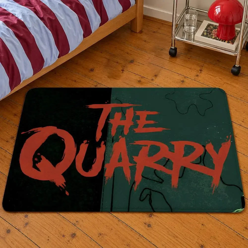 Game The Quarry Laura Ryan Werewolves Floor Mat Soft Flannel Entrance Doormat Non-Slip Washable Rug For Bedroom Home Decor