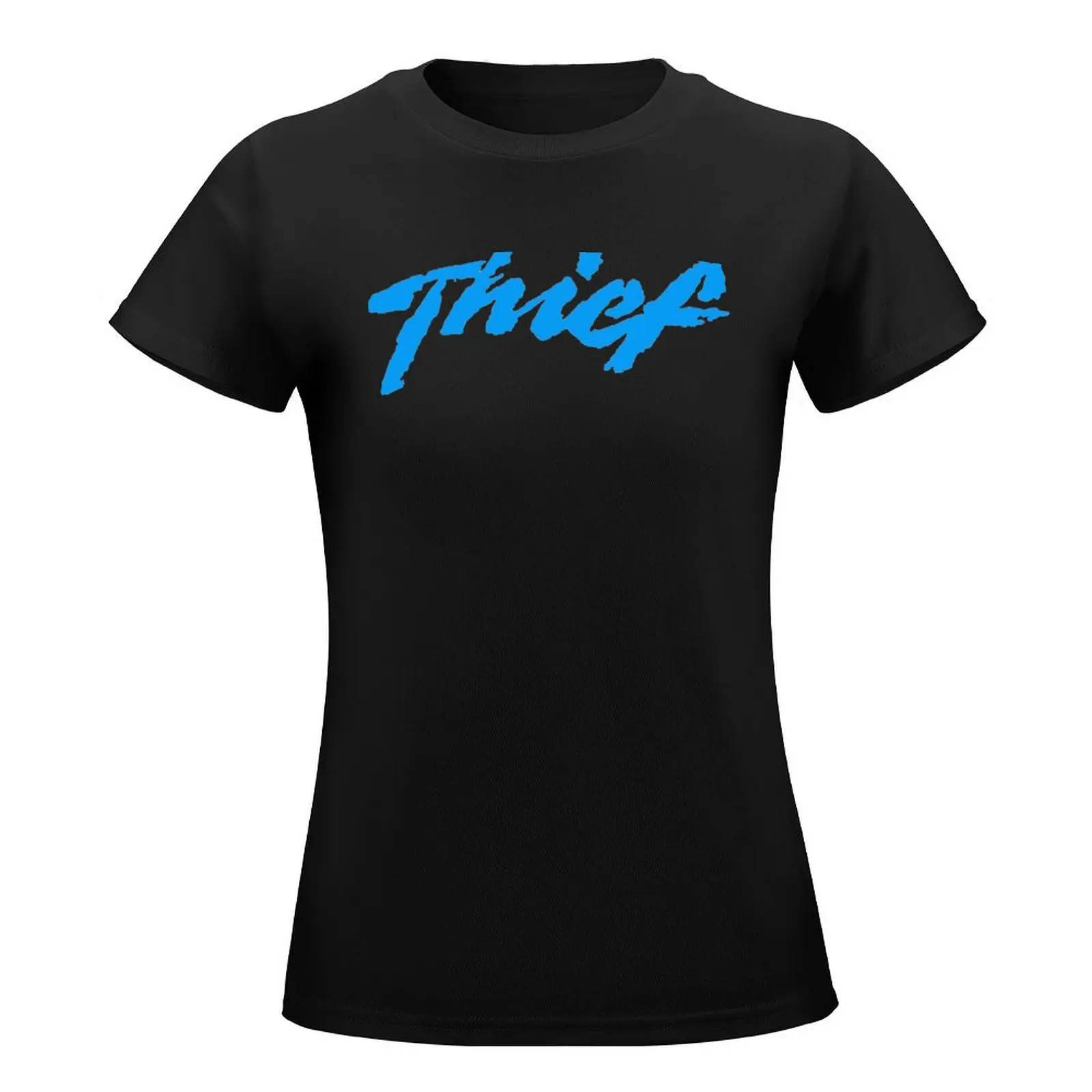 Thief (Transparent) Blue T-Shirt Blouse female summer clothes for Women