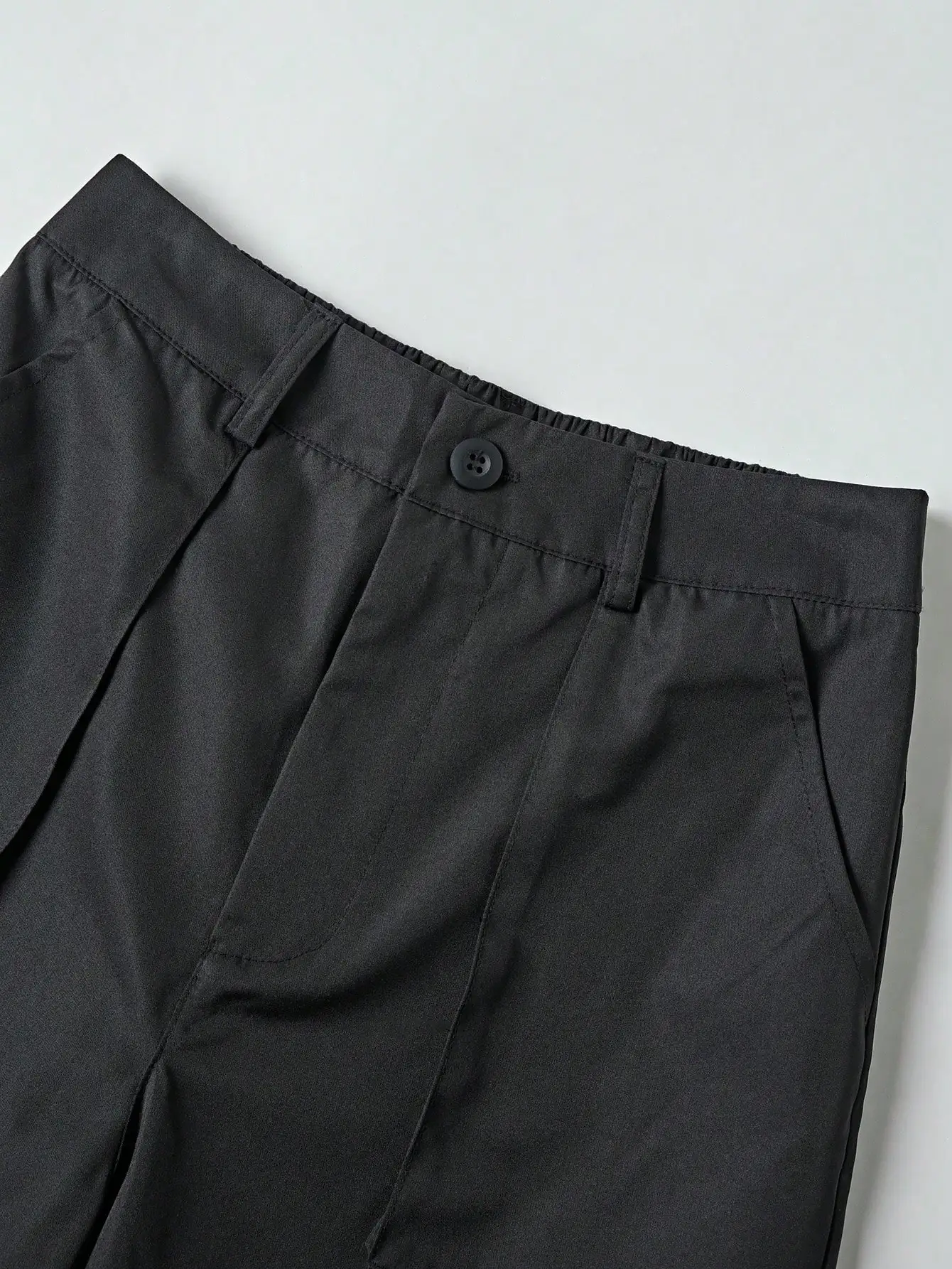 Women Workers Wear High-waisted Casual Pants Loose Wide-leg Joggers Wear Pocket Pants for The Street and Women Wear Sports Pants