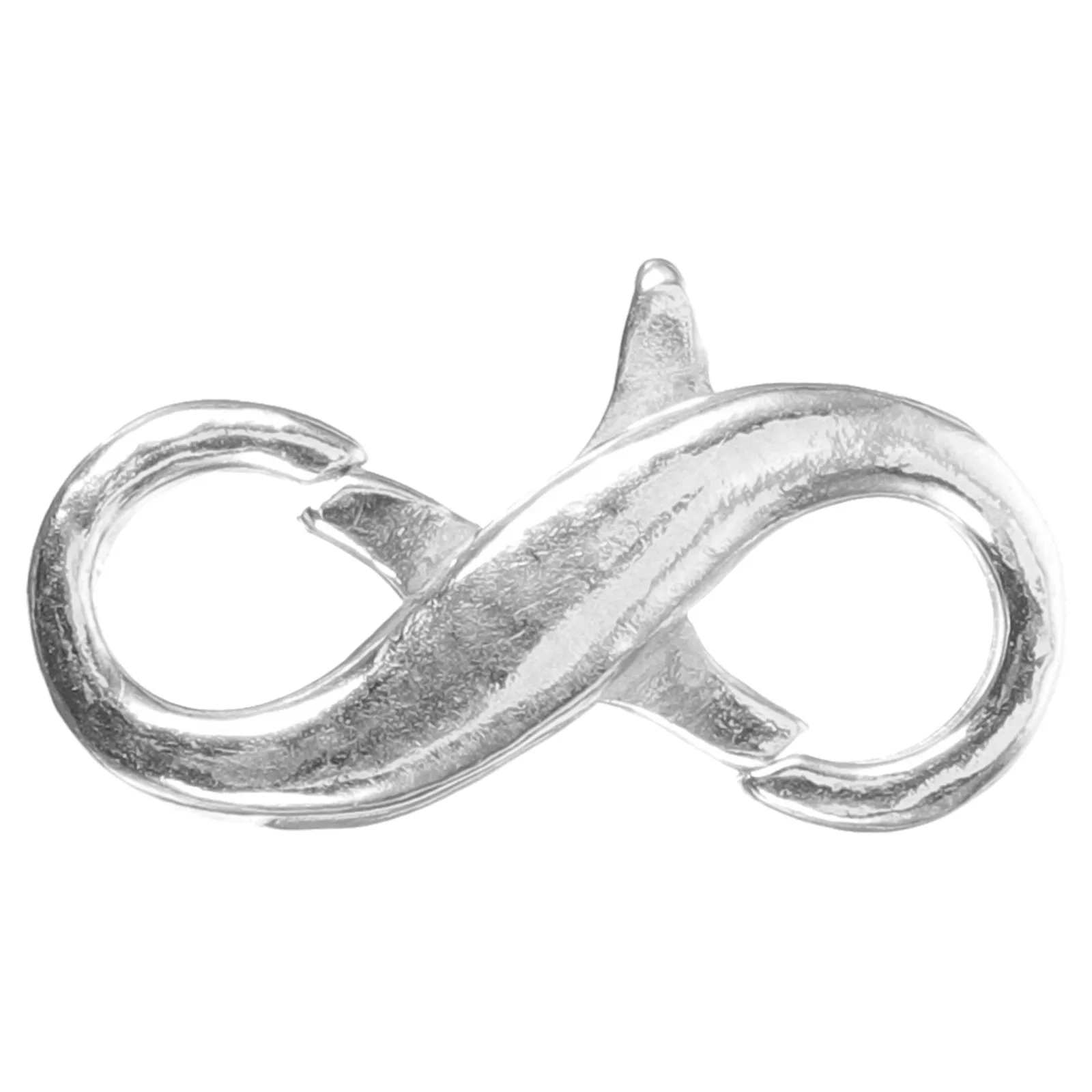 Collana con fibbia Chiusura in argento sterling Aragosta Connettore fai da te Catena di gioielli di piccole dimensioni Argento 925 con doppia apertura Chiusure in metallo