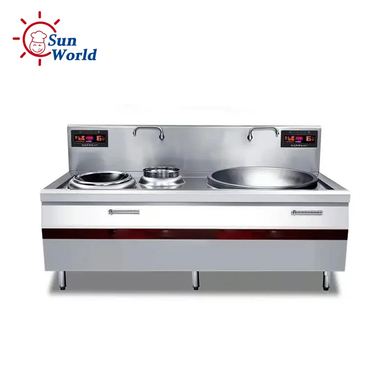 Commercial chinese food Induction Cooker China Induction Stir Frying machine Restaurant Kitchen Equipment