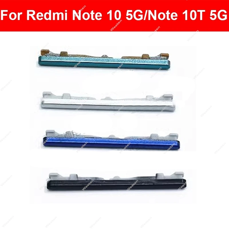 Боковая кнопка регулировки громкости для Xiaomi Redmi Note 10 10T Боковая кнопка регулировки громкости для Xiaomi Redmi Note 10 10T