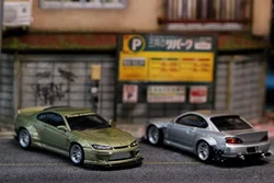 Street Weapon SW 1:64  Slivia S15 Rocket Bunny Diecast Model Car