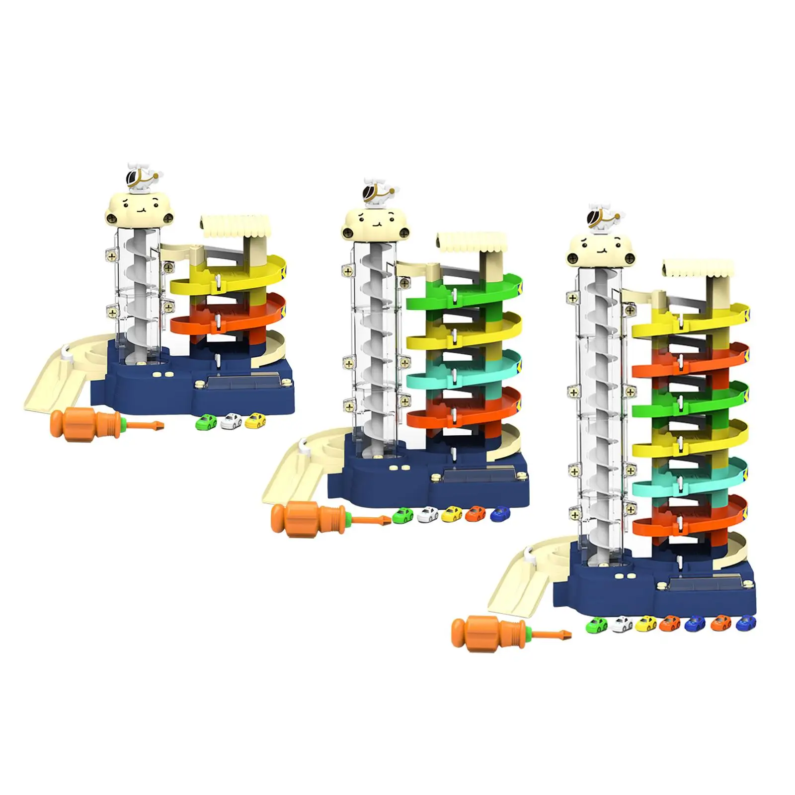 Conjunto de carros com carros e garagem, jogo de garagem para estacionamento de carros de corrida, brinquedos educativos infantis, carro de corrida para crianças