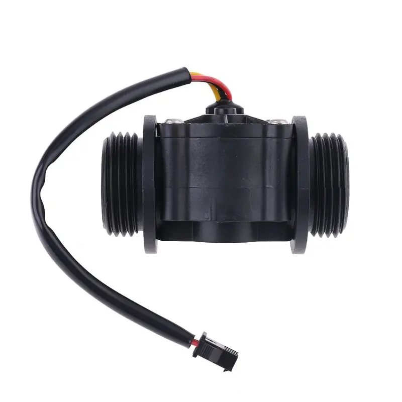 Flow Meter Waterproof Pressure Resistant Flow Sensors Water Flow Hall Effect Sensor Switch Flow Meter Counter 1-60L/min