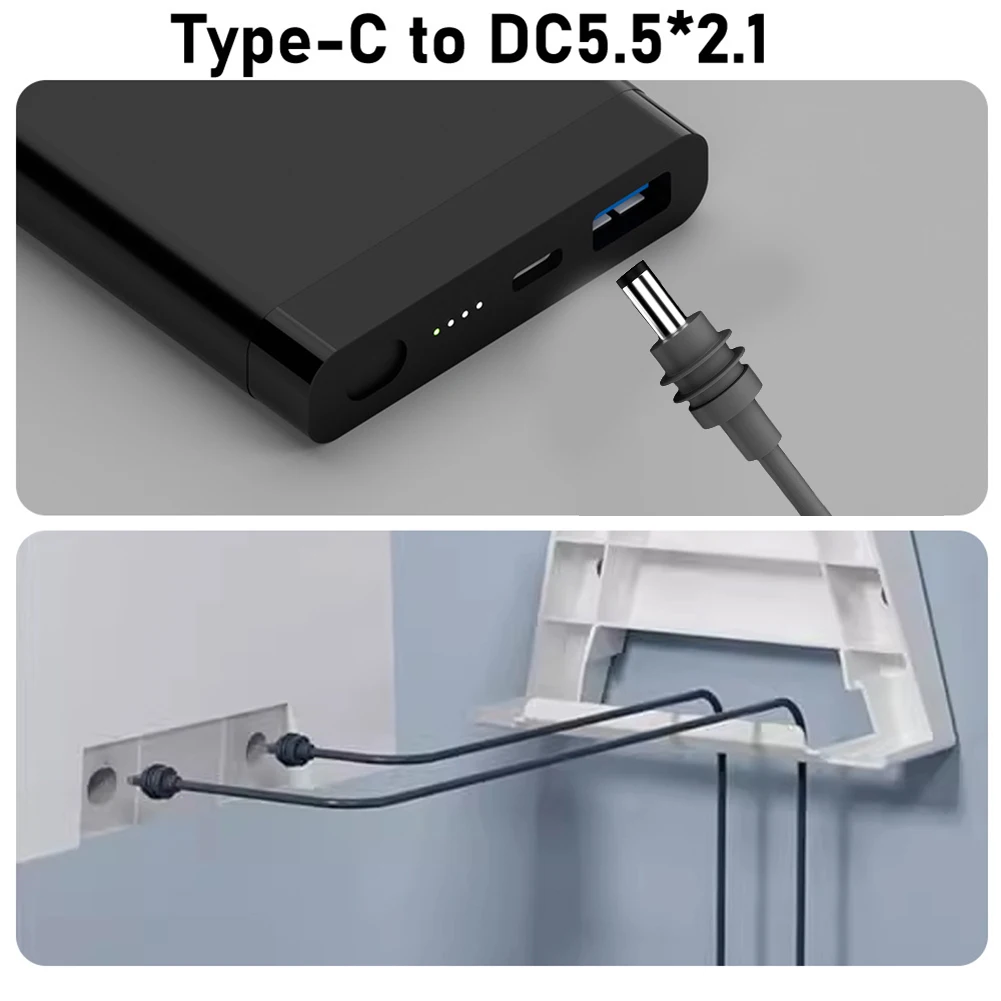 Tough and Reliable TPE Made Waterproof DC Power Cable Engineered to Support Your For Starlink Mini Setup Outdoors