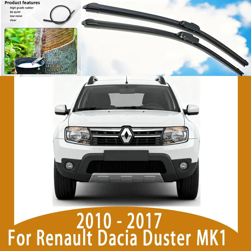 

Щетки стеклоочистителя с левым рулем для Renault Dacia Duster MK1 2010-2017 2016, аксессуары для окон 2011 2012 2013 2014 2015 2016