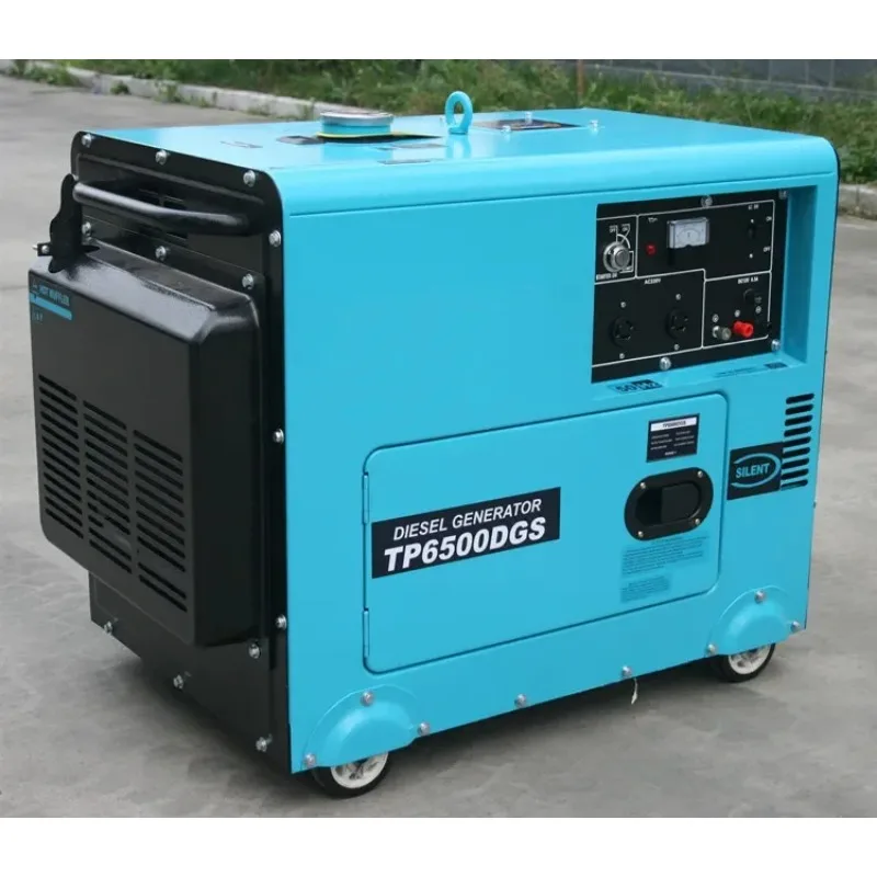 

5 кВт 50 Гц 220 В Однофазный бесшумный портативный дизельный генератор