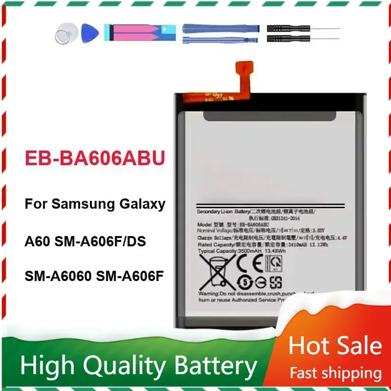 

Сменный аккумулятор YKaiserin 3500 мАч EB-BA606ABU для Samsung Galaxy A60 SM-A606F/DS SM-A6060 SM-A606F