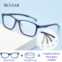 Montura de gafas deportivas de silicona a la moda para hombres/mujeres, gafas graduadas, monturas de gafas ópticas