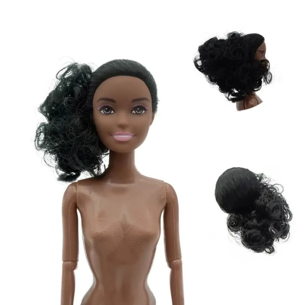 

Children's Moveable African 11 Multi-Joint Black Hair Black Black Skin BJD 30cm DIY