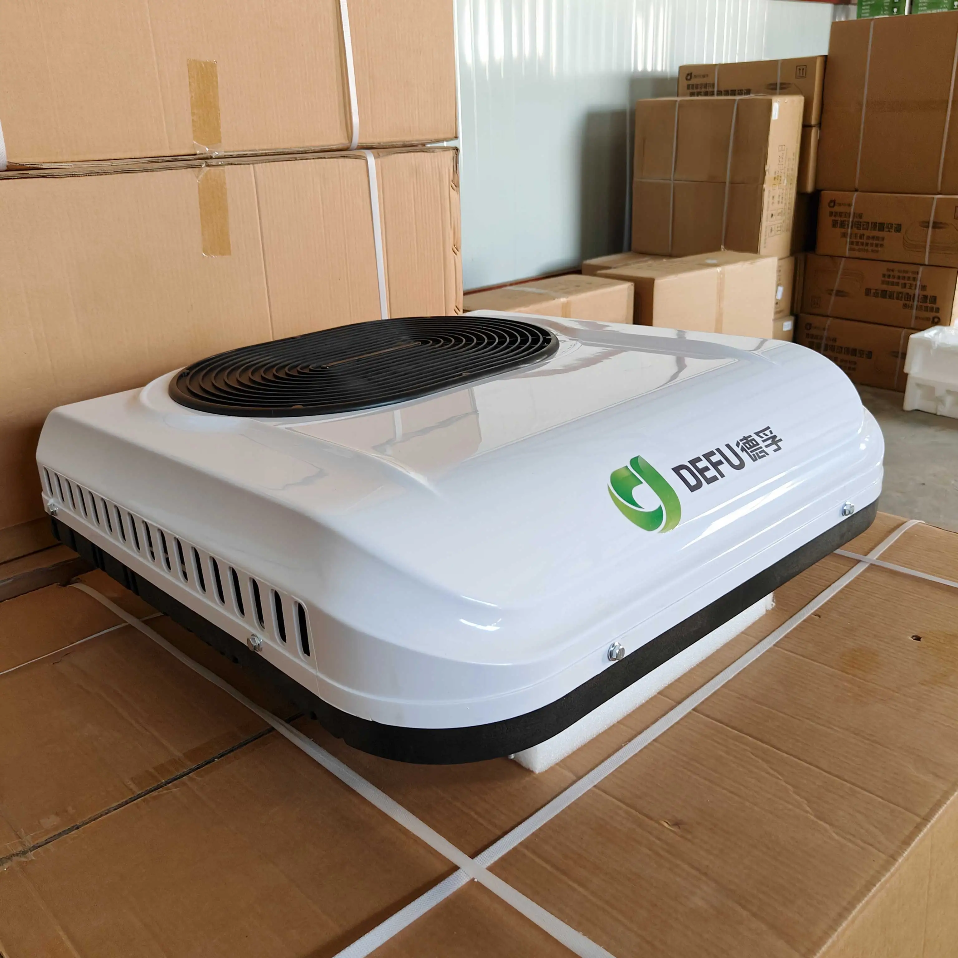 أنظمة تكييف الهواء على السطح 24 فولت 12 فولت نظام مكيف هواء السيارة لشاحنة المقصورة RV شاحنة التخييم #5