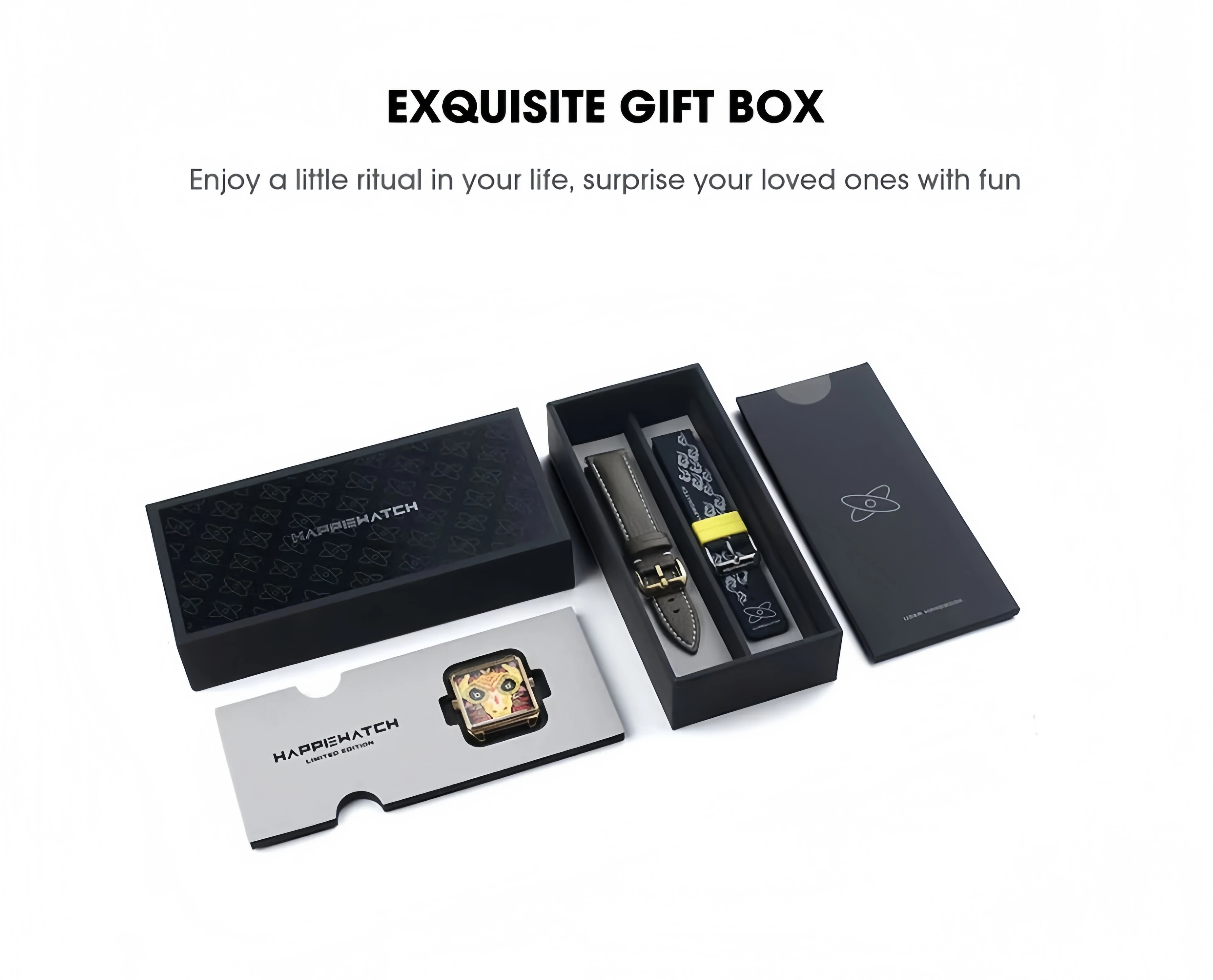 Happie Watch Couple's Watches Fashion Stainless Steel Band Men Women Analog Quartz Watches Set