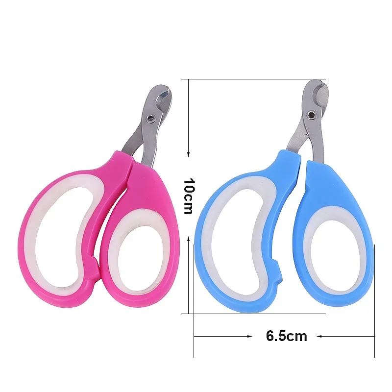 hot 1Pc Pet Nail Toe Claw Clipper Scissors Pet Dog Cat Nail Clippers Scissors Trimmer Grooming Tools  Random Color Pet Supplies