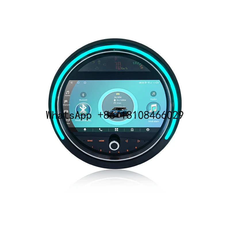 

Android 12 9 Inch Carplay Auto Stereo Car Radio Video Player GPS Navigation for BMW Mini Cooper F54 F55 F56 F60 2014-2024 Wifi