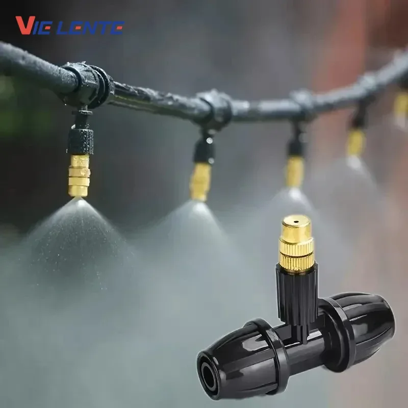 Automatic Watering System Household Atomizing Nozzle Plant Spraying Spray Dust Reduction Gardening Watering Timer Nozzle