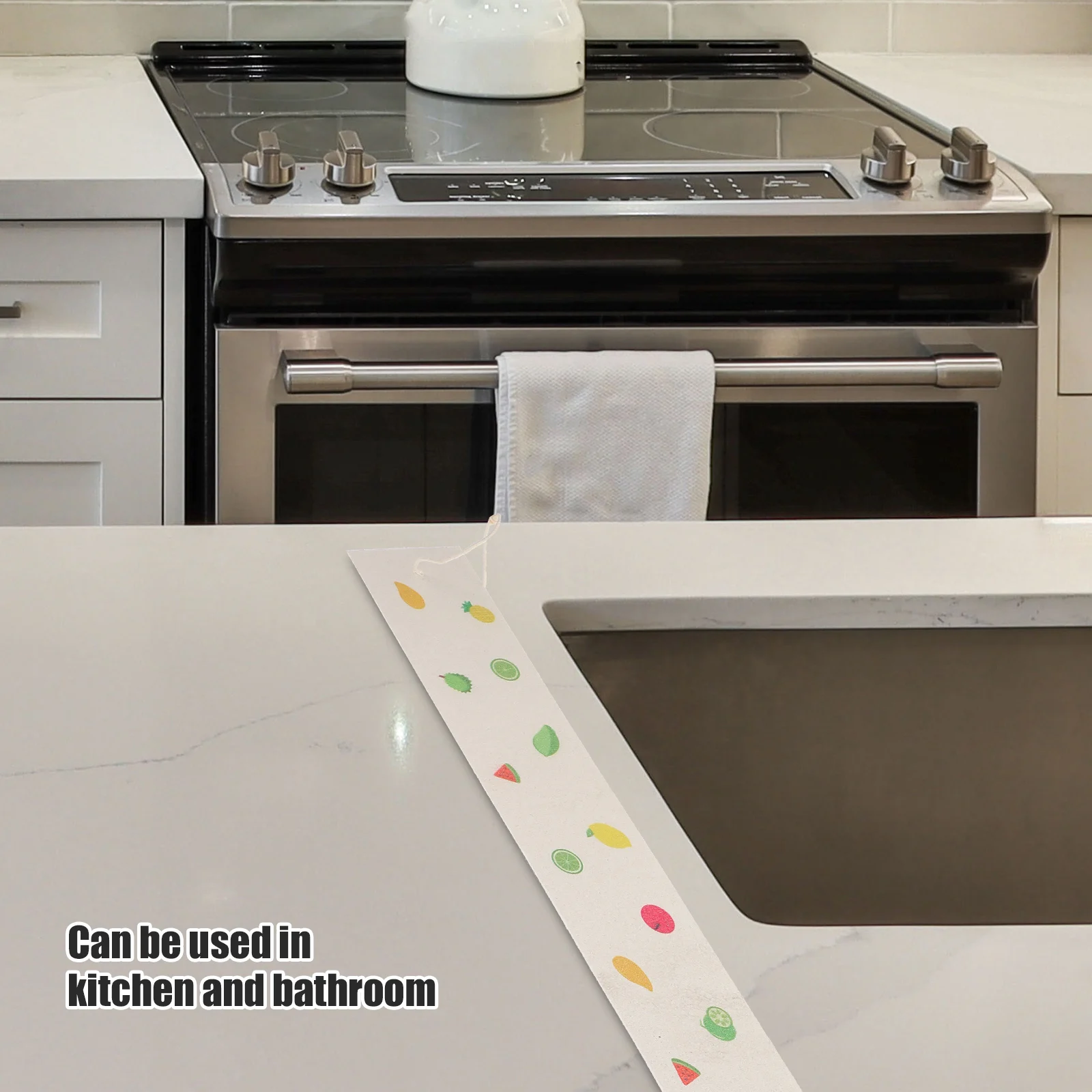 

Sponge Absorbent Pad Table Strip Water Non slip Wash Basin Toothbrush Cup Cushion Bathroom Sink Mat Kitchen Cleaning Cloth Fruit