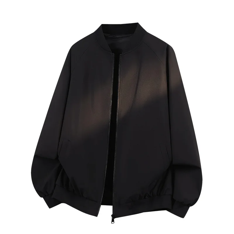 Baseball Jacket For Men, Spring And Autumn Style, Stand Collar, Loose Fit, Public Version, Corporate Clothing, Workwear, Factory