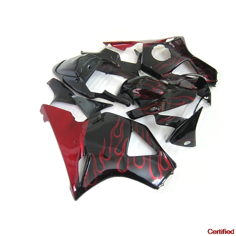 

Новый модный комплект обтекателей для мотоцикла, подходит для Honda CBR954RR 2002 2003, обтекатель красного пламени CBR 954rr 02 03, детали кузова MA93