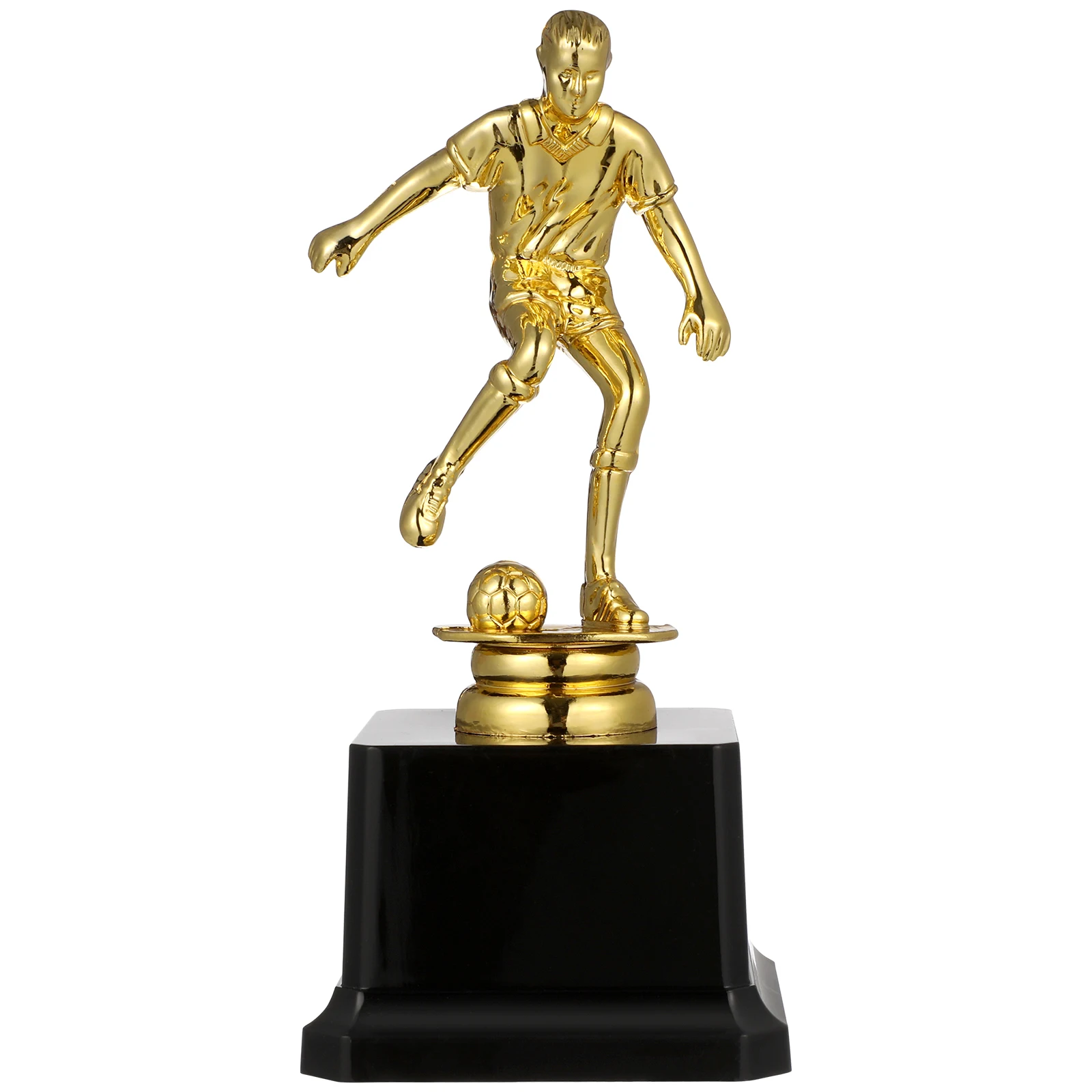 

Little Golden Man Trophy Soccer Trophies Mini Awards Miniature Team Tower Participation Small Student