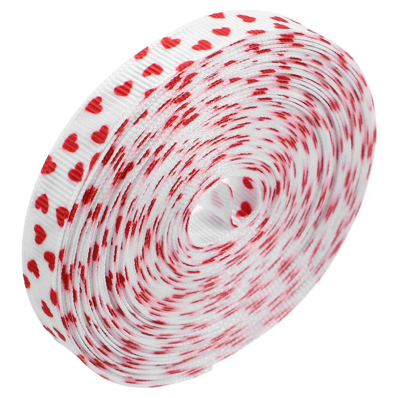 

Ribbon Decorative Webbing Grosgrain Printing Christmas Thin Polyester for Flower Bouquet Craft