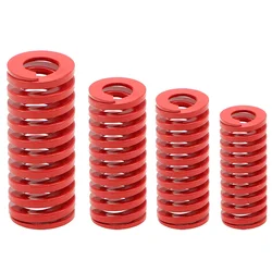 Medium Load Die Mold Springs Red Compression Spring Outer Dia 8 10 12 14 16 18 20 22 25 27 30 35 40mm Length 20 - 200mm