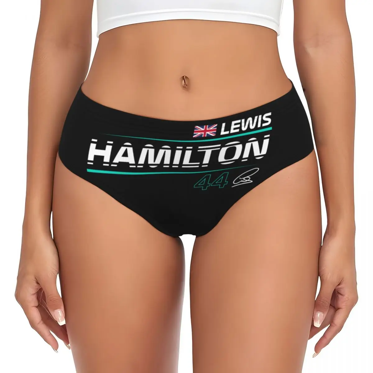 Custom Women Hamiltons 44 Panties Underwear Female Comfort I HAM Motorsport Racing Briefs Underpants