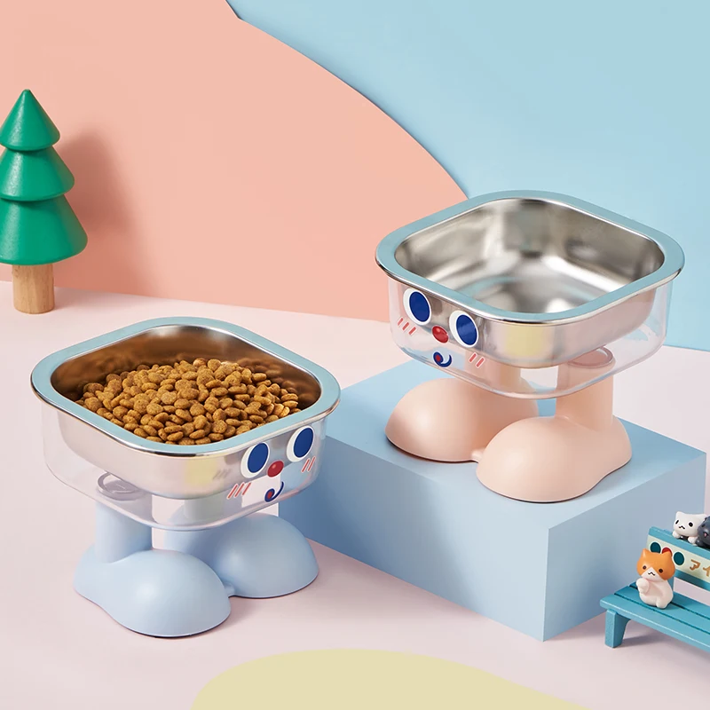 Futternapf de acero inoxidable antideslizante para gatos y perros - imagen 3