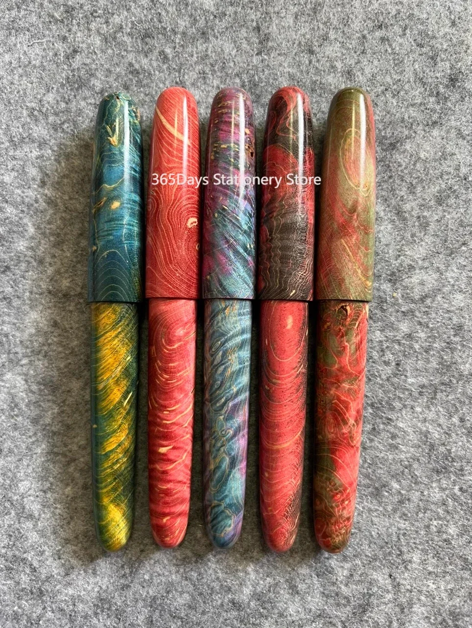 Jinhao 9056 Pattern Stabilized Wood Fountain Pen Long Knife Nib Writing ink Pen School Office Supplies Students Writing Gift