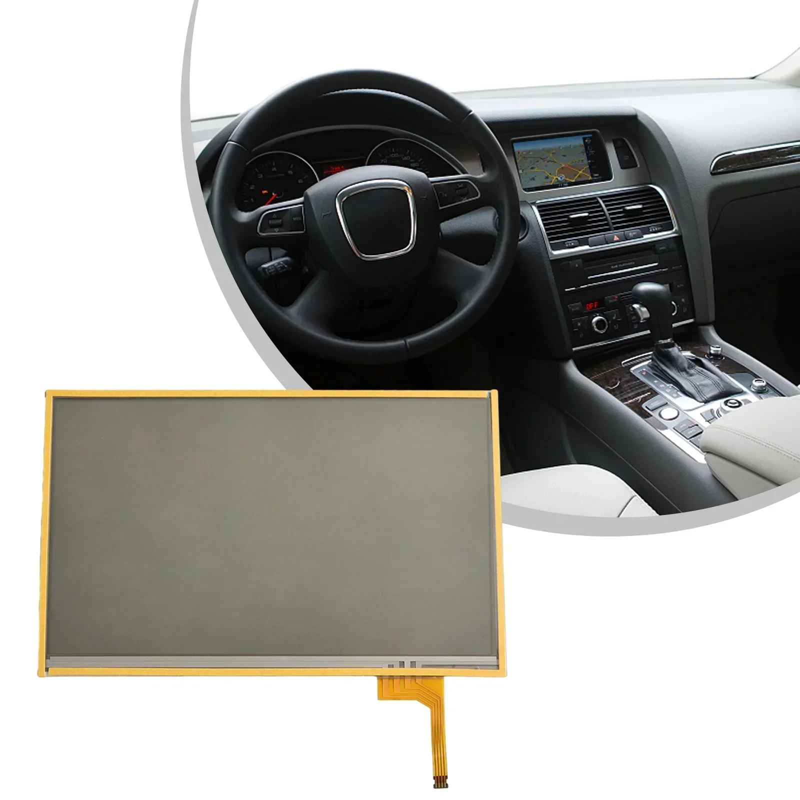 7.3inch Touch Screen Digitizer For Toyota For Prius For Hybrid Sedan 4-Pin 5V LTA070B510F LTA070B511F For Car Player Navigation