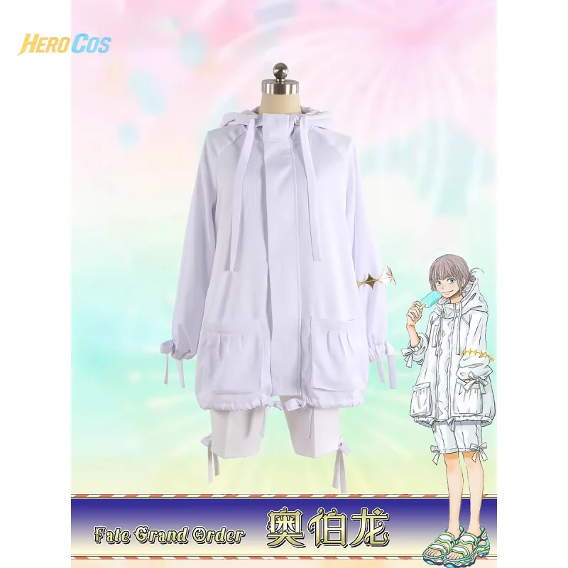 

HERO Cos Fate/Grand Order Oberon Cosplay Costume Full Set Uniform Role Play Halloween Carnival Party Outfit for Women Men