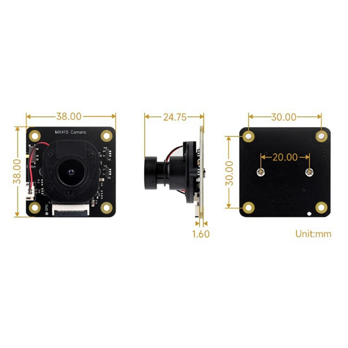 Hot sale  IMX415 Photosensitive Chip 8MP Camera Module High Signal-to-Noise Ratio Low Illumination Low Distortion