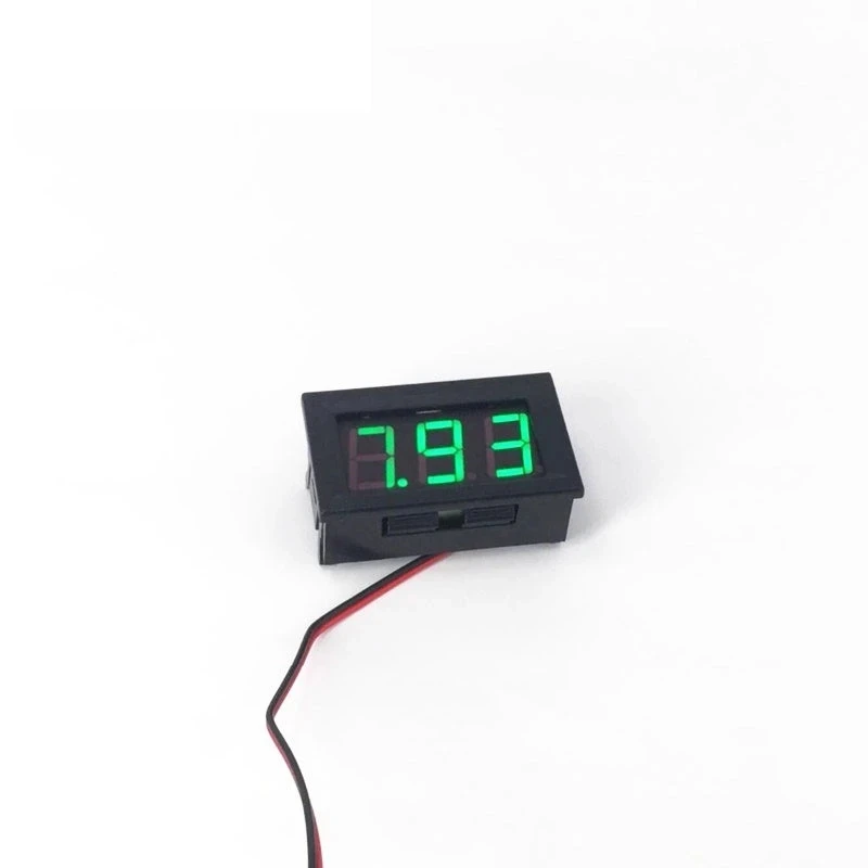 Digital Voltage Meter DC V to 30V Digital Voltage Meter Voltage Panel Meter Voltage Measuring Instrument