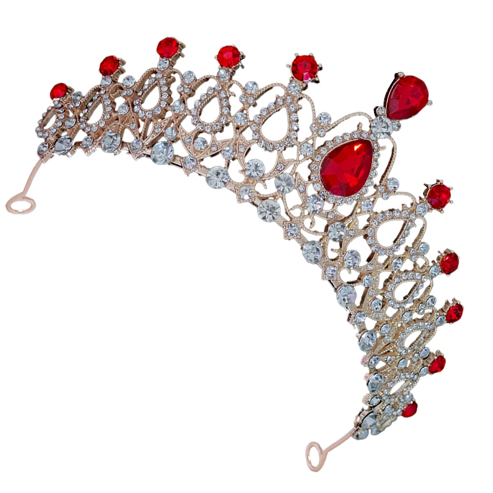 

Children Tiara Crown Princess Hair Accessories Girls Rhinestone Crown Metal Prom Birthday Little Girls Crowns Kids Hair Jewelry